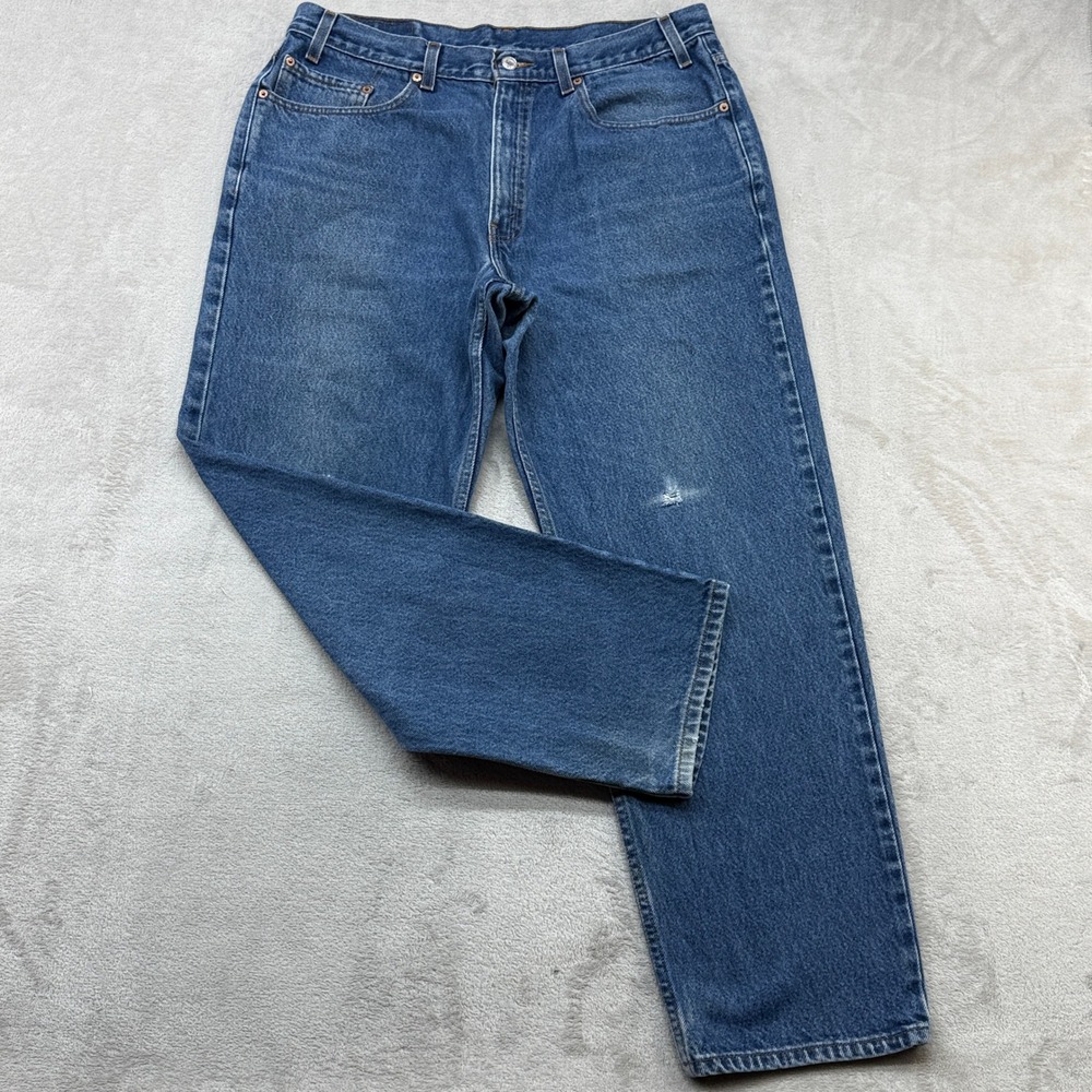 Levi's 550 Relaxed Fit Jeans Mens 38x30 Blue Medium Wash Denim Tapered Leg